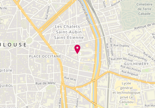 Plan de DAZET Laurent, 37 Rue Pierre-Paul Riquet, 31000 Toulouse