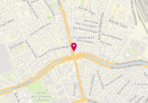 Plan de 3P Toiture & Traitements, 10 avenue des Minimes, 31200 Toulouse