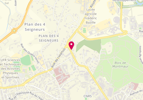 Plan de A B C Couvertures, 2532 Route de Mende, 34090 Montpellier