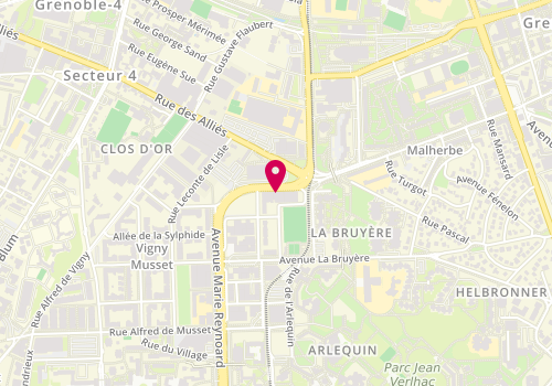 Plan de Bmh 38, 3 avenue Marie Reynoard, 38100 Grenoble