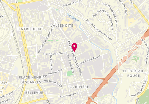 Plan de Isol'Traite, 35 avenue de Rochetaillée, 42100 Saint-Étienne