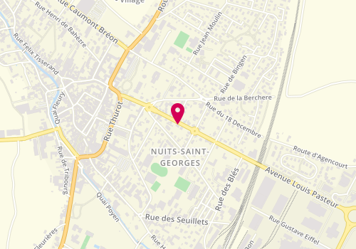 Plan de A3Pics, 12 Rue Pasteur, 21700 Nuits-Saint-Georges