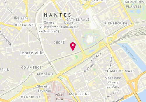 Plan de A.D.H.N Amélioration de l'Habitat Nantais, 10 Allée du Port Maillard, 44000 Nantes