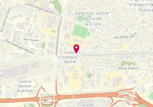 Plan de ACTIMUR Assécher Ventiler Isoler, 152 avenue du Général Patton, 49000 Angers
