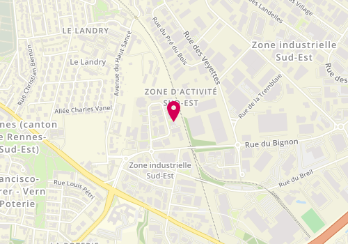 Plan de SOPREMA Entreprises et services SOPRASSISTANCE, 21 Rue du Noyer, 35000 Rennes