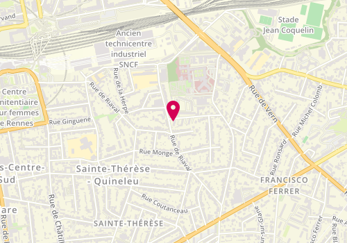 Plan de Pragma Platrerie Isolation, 41 Rue Albert de Mun, 35000 Rennes