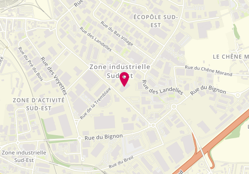 Plan de Langlois Sobreti Rennes, 23 Rue de la Frébardière, 35000 Rennes