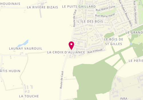Plan de ABOUMOUSSA moulay Lahcen entreprise de placo platre isolation, 20 Rue d'Ouessant, 35590 Saint-Gilles