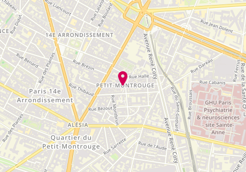 Plan de Cimeks, 39 Rue Ducouédic, 75014 Paris