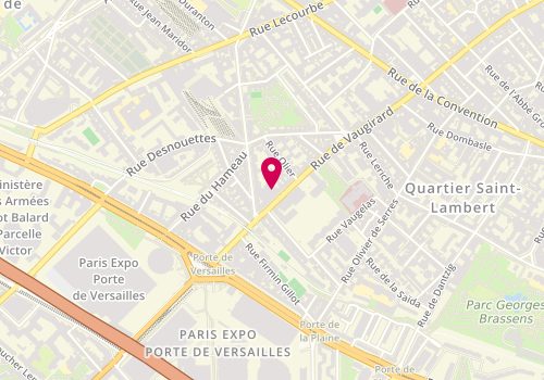 Plan de AXIUM Energie isolation & calorifuge, 366 Ter Rue de Vaugirard, 75015 Paris