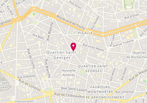 Plan de Doudou Julien, 53 la Rochefoucauld, 75009 Paris