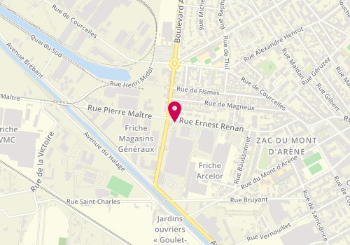 Plan de Batisol, 89 Rue Ernest Renan, 51100 Reims